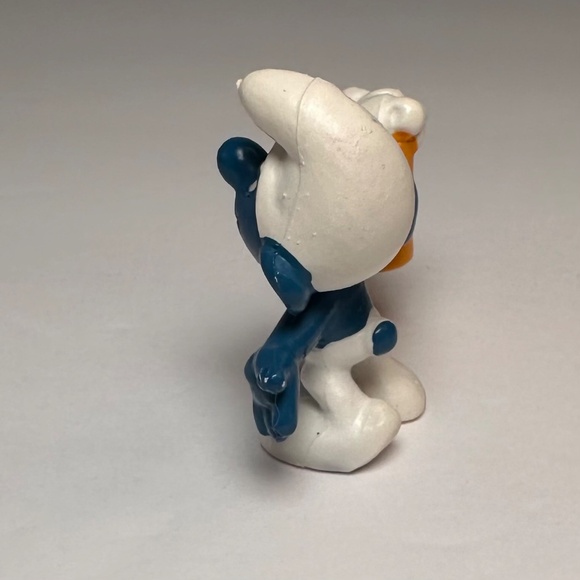 Vintage Party Smurf Be*r Mug Bully Hong Kong 1980s PVC Figure - Picture 5 of 8